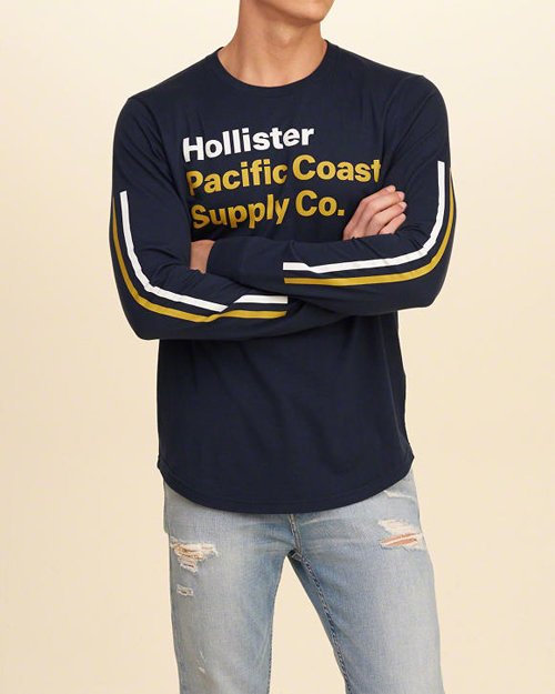 GUYS PRINTED LOGO GRAPHIC TEE
