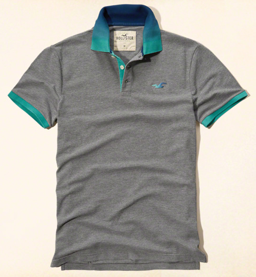 WASHED PIQUE POLO