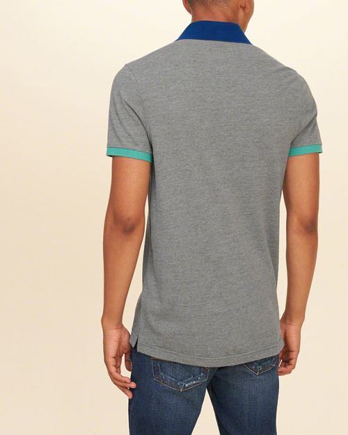 WASHED PIQUE POLO