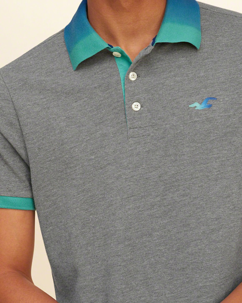 WASHED PIQUE POLO