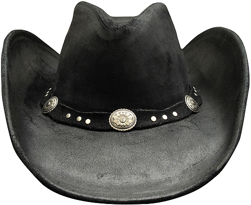 MINNETONKA "THE SILVERTON  LEATHER OUTBACK HAT" EGX^nbg