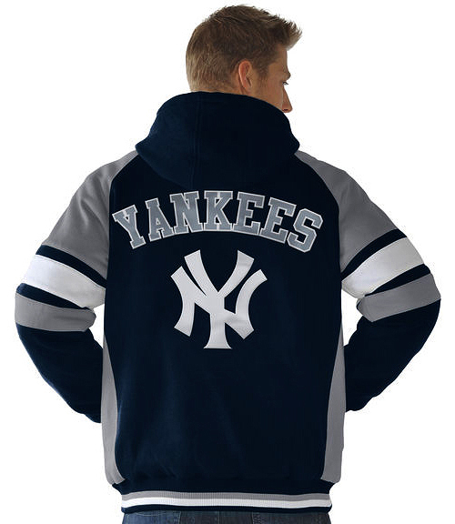 NEW YORK YANKEES FUMBLE RECOVERY FULL ZIP HOODIE