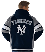 NEW YORK YANKEES FUMBLE RECOVERY FULL ZIP HOODIE