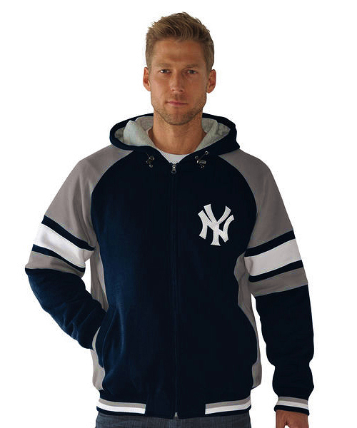 NEW YORK YANKEES FUMBLE RECOVERY FULL ZIP HOODIE